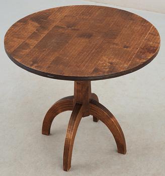 A stained birch table, possibly by Axel Einar Hjorth, Sweden 1930-40's.