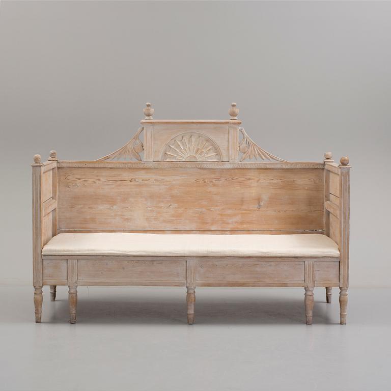 A Swedish Gustavian sofa / bed from around year 1800.