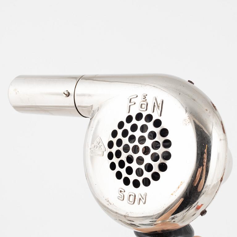 Reinhold Weiss, Jurgen Greubel, hårtorkar, Heinz Ullrich Haase, 4 + 1 hairdryers, Braun etc.