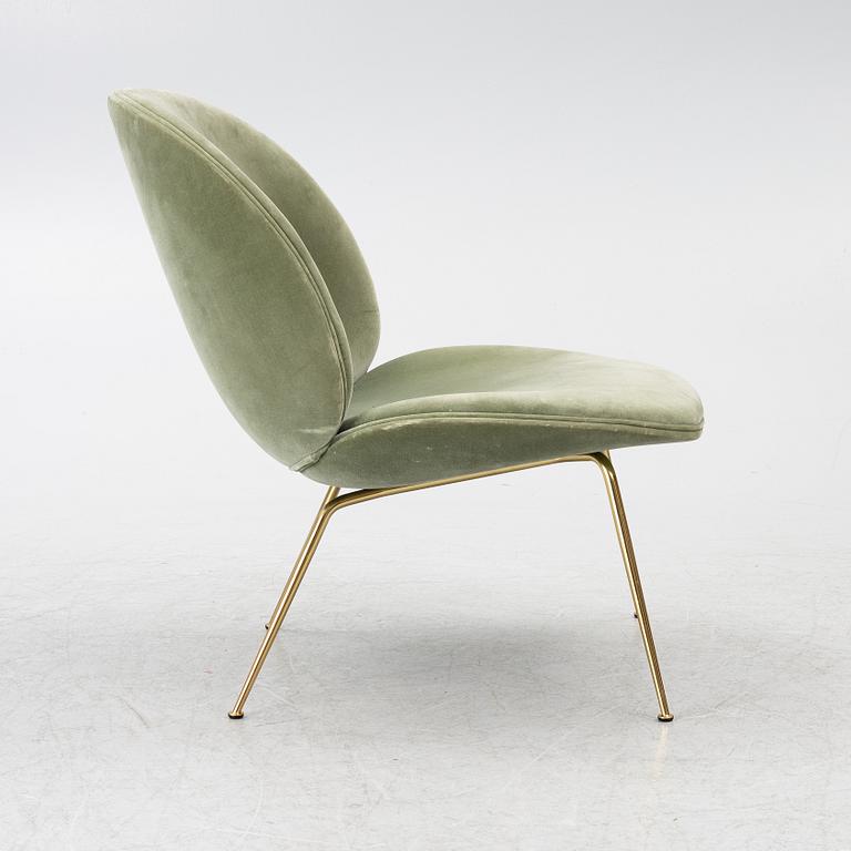 GamFratesi, a 'Beetle Lounge Chair', Gubi, Denmark.