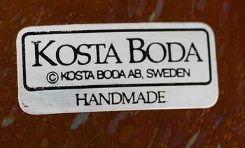 BORDSLAMPA, glas, Kosta Boda.
