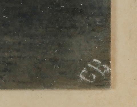 CONNY BURMAN, 1 par, akvareller, monogramsignerade.