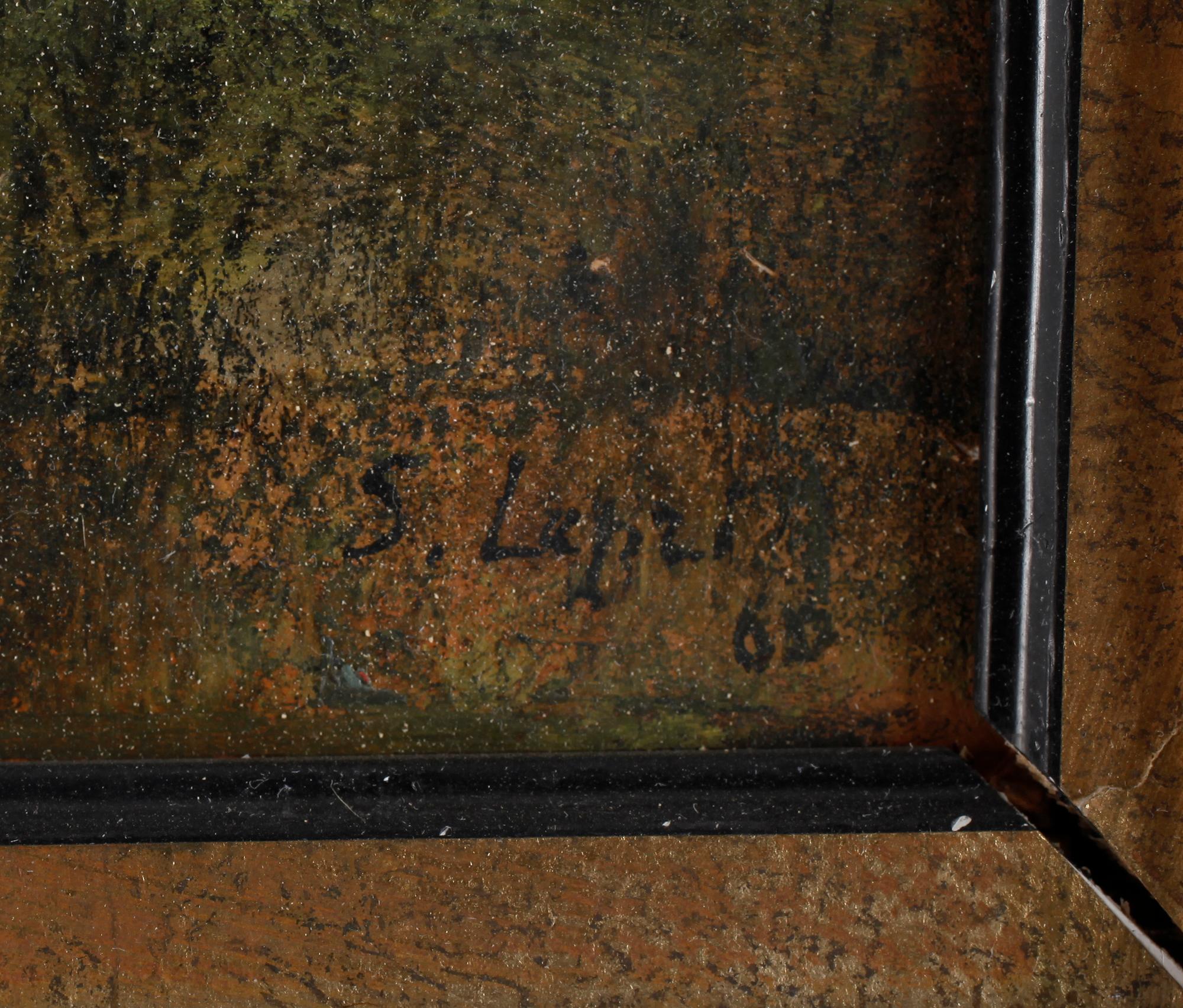 STANISLAS LEPRI, olja på pannå. Sign o dat 60.