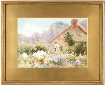 James Alfred Aitken · JAMES ALFRED AITKEN, akvarell, signerad.