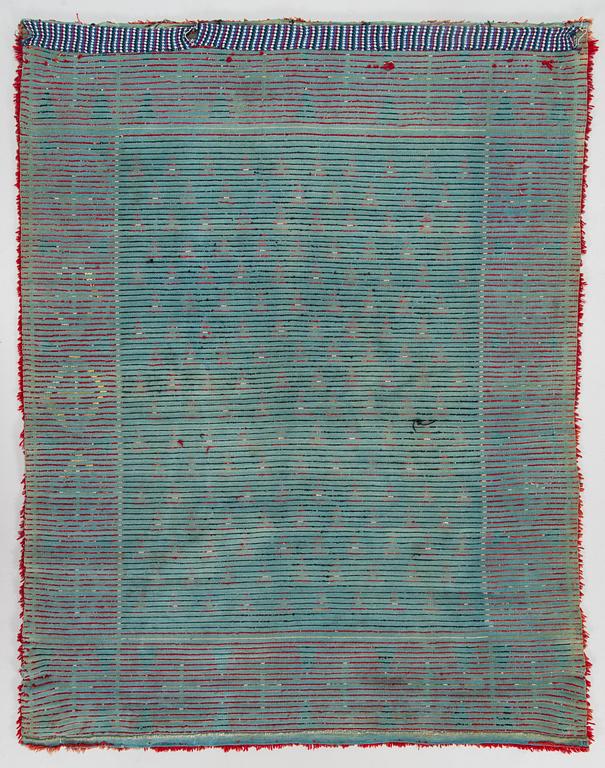 Rya, allmoge, Finland 1800-talets slut. Ca 175 x 135 cm.
