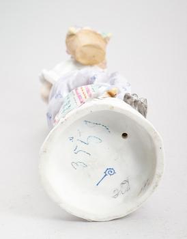 FIGURIN, porslin, rokokostil, 1900-tal.