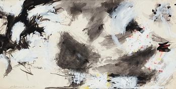 OLLE BONNIÉR, mixed media on paper, signed and dated -60-61.