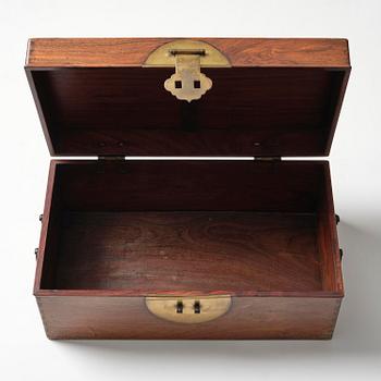 Dokumentlåda, huanghuali. Xiaoxiang, Qingdynastin, 1800-tal.