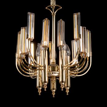 A late 20th century chandelier.