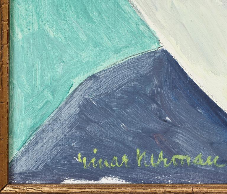 EINAR NERMAN, olja på pannå, sign.