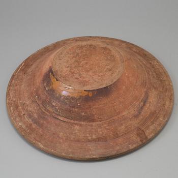a earthenware plate dated 1782.