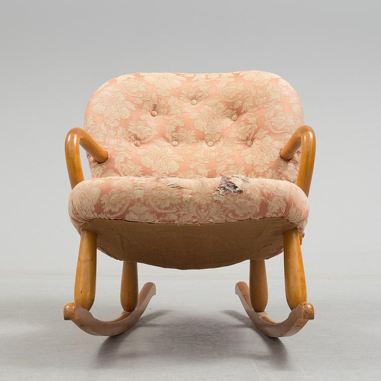 A rocking chair attributed to Philip Arctander.