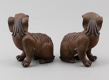 FIGURER, 2 st, keramik, Kina.