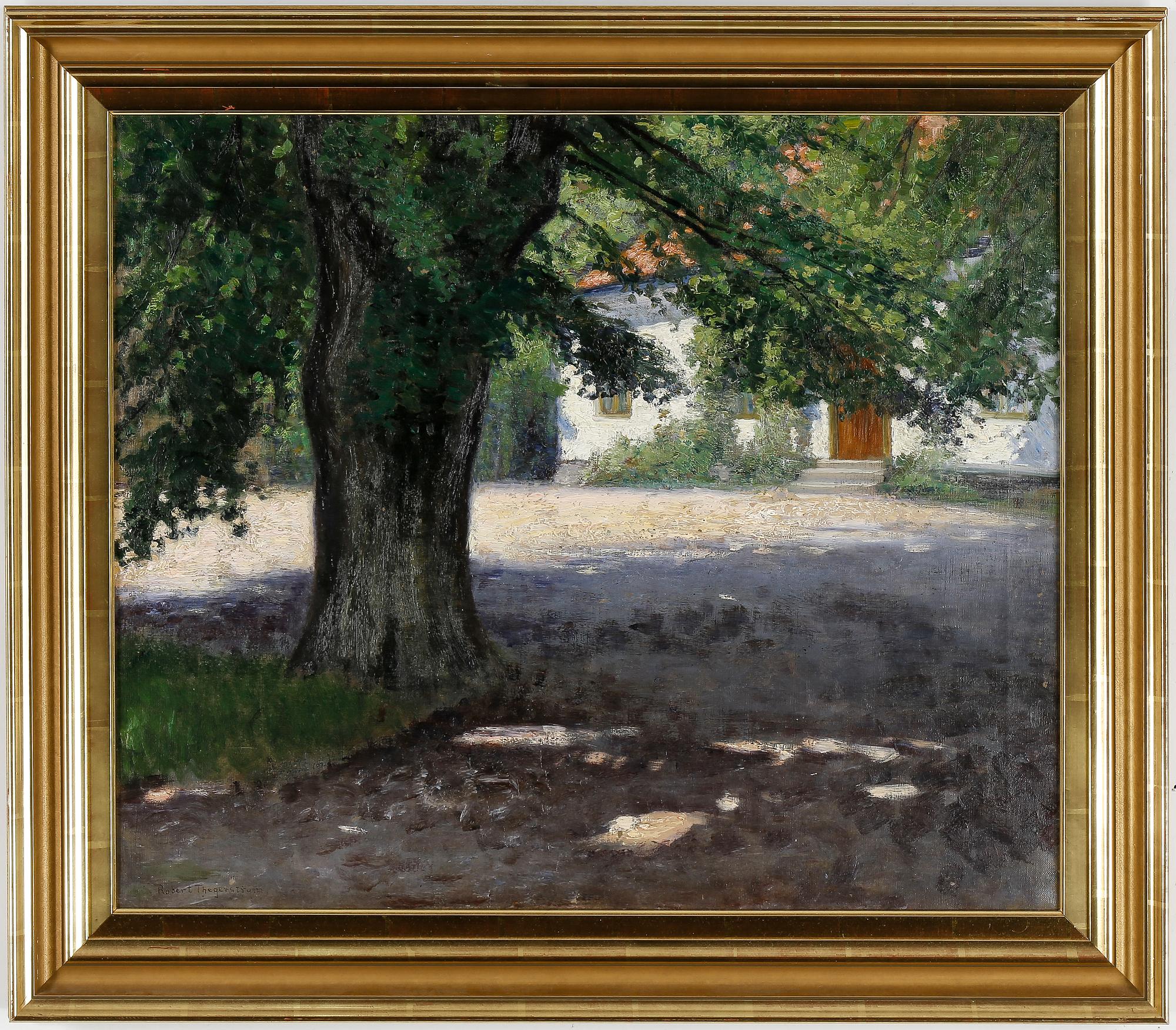ROBERT THEGERSTRÖM, olja på duk, signerad.