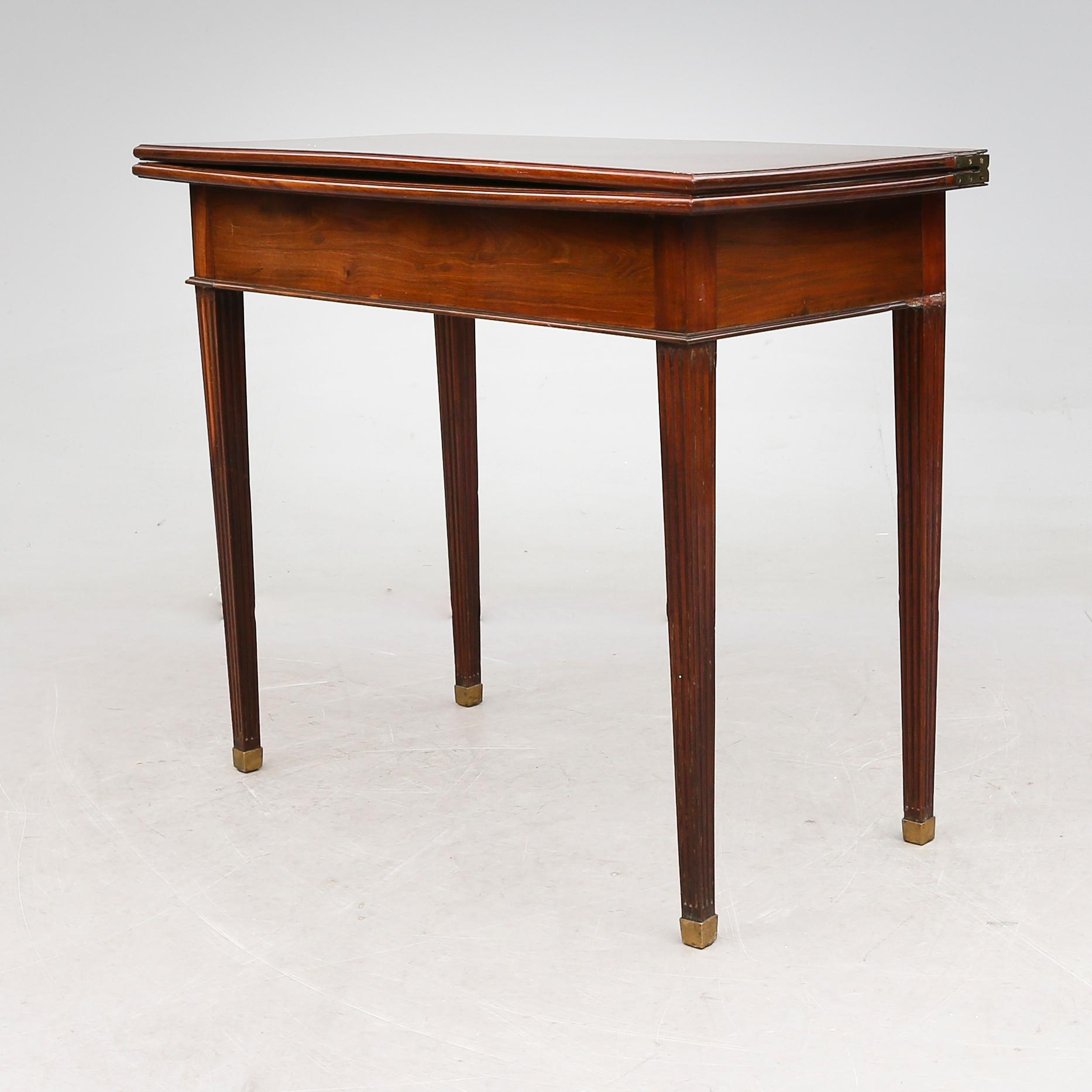 SPELBORD, gustaviansk stil, omkring år 1900.