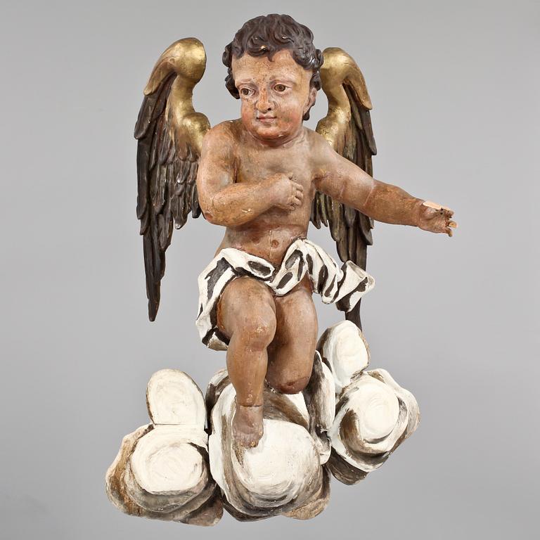 SKULPTUR, barock/barockstil, delvis 1700-tal.