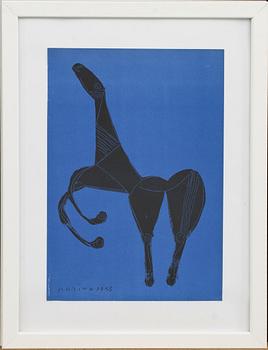 MARINO MARINI, originalfärglitografi, ur XX:e siècle, tryckt hos Mourlot 1955, signerad i trycket.