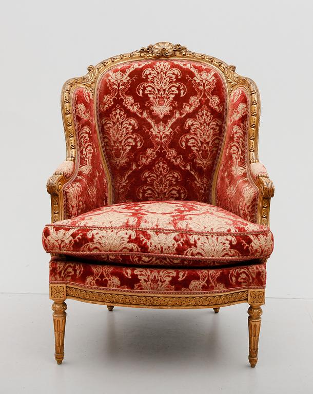 BERGERE, Louis Seizestil, 1800-talets andra hälft.