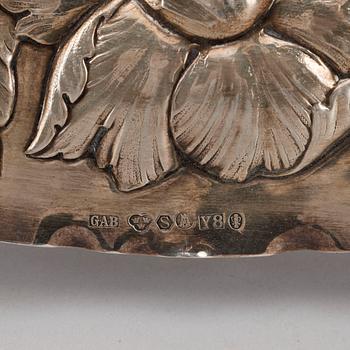 PRESENTERFAT, silver, GAB, Stockholm 1949. Vikt ca 870 gram.