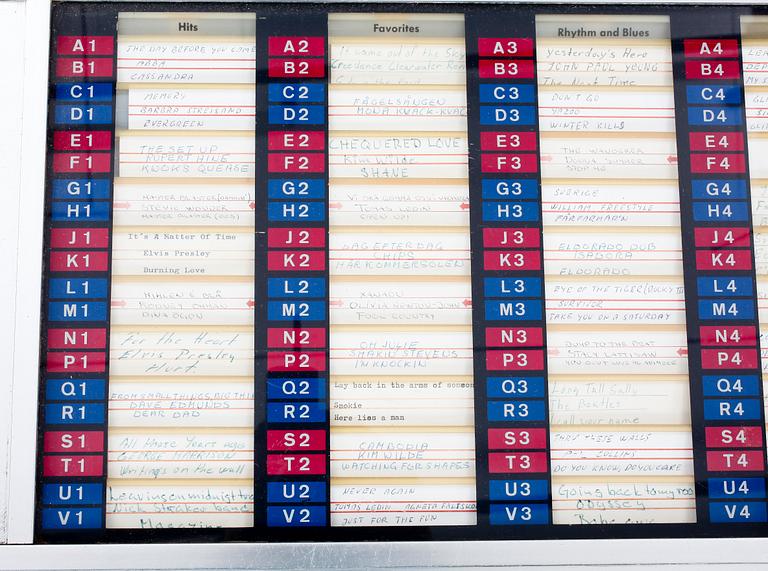 JUKEBOX, "Hit 120", MSM Apparatembaun, Västtyskland, 1900-talets mitt/andra hälft.