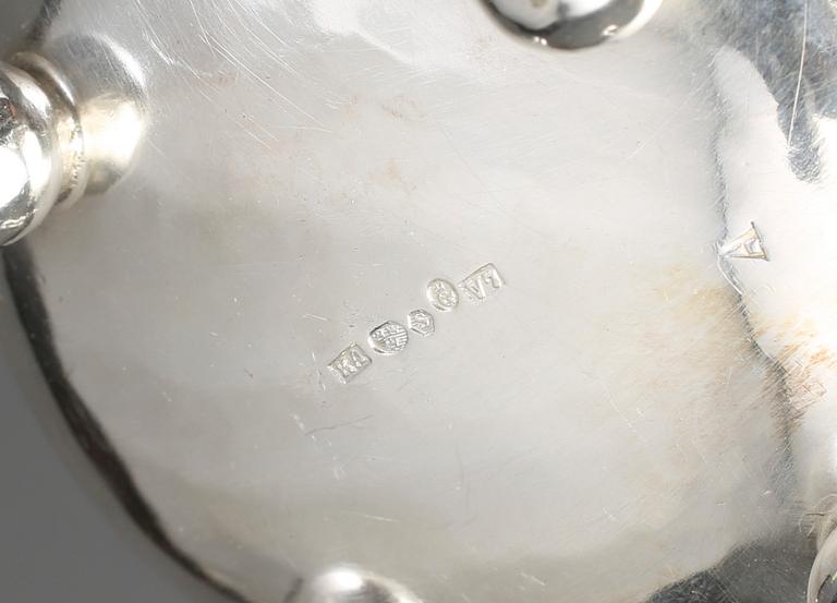 PARTI SILVER, K Anderson, Göteborg, 1923. Total vikt ca 793g.