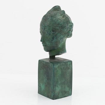 Carl Milles, after, a patinated bronze sculpture. Impressed Millesgården.