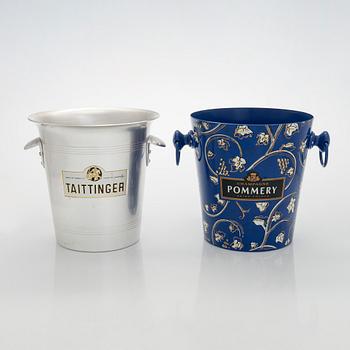 Two late 20th-century champagne coolers.