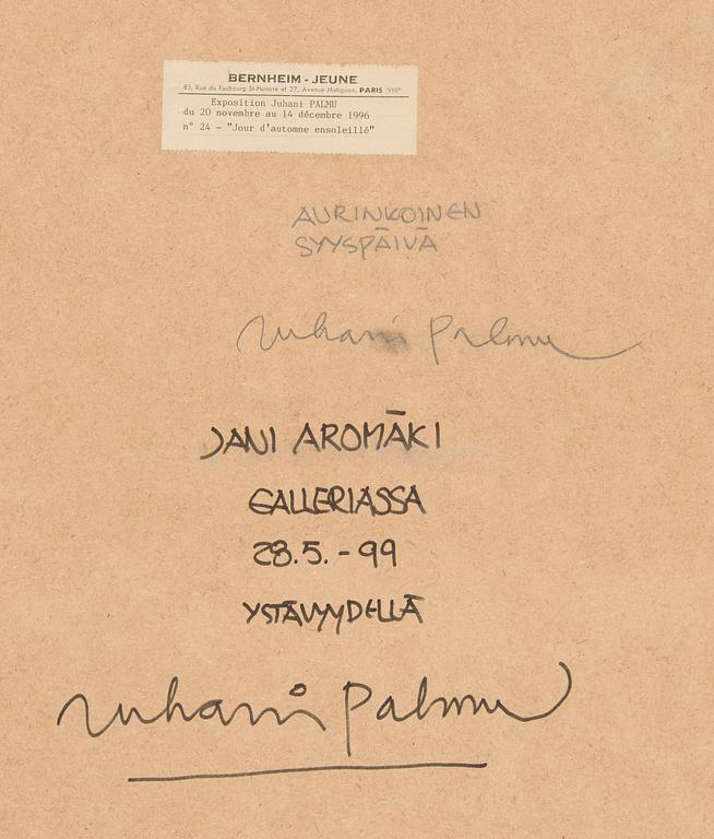 Juhani Palmu, "Aurinkoinen syyspäivä".