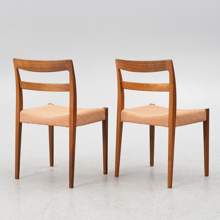 Nils Jonsson, matbord med 6 stolar, Troeds.