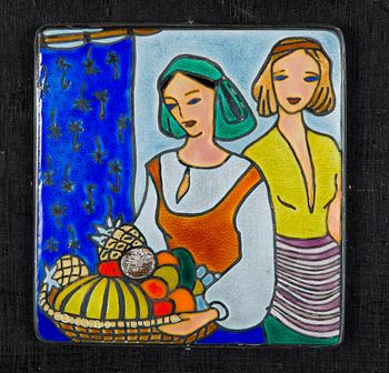 Kirsti Ilvessalo, Silver and enamel, probably A. Tillander, Helsinki.