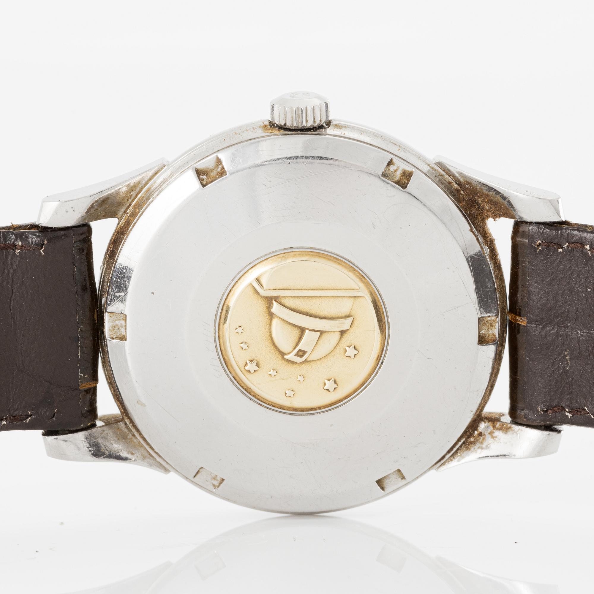 Omega, Constellation, "Pie-Pan", armbandsur, 34 mm.