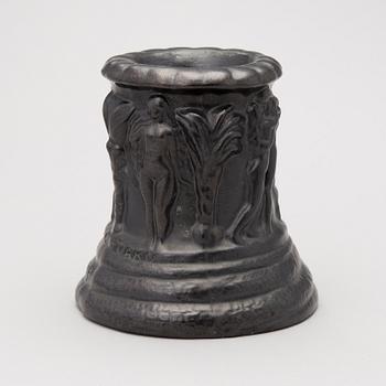 a plaster decoration bowl, signed Aarre Aaltonen 1923.