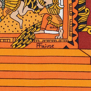 Hermès, scarf, "Astres et Soleils".
