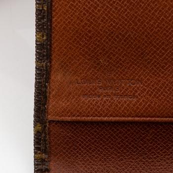 Louis Vuitton, a vintage monogram canvas 'Pochette Rabat' clutch, 1983.