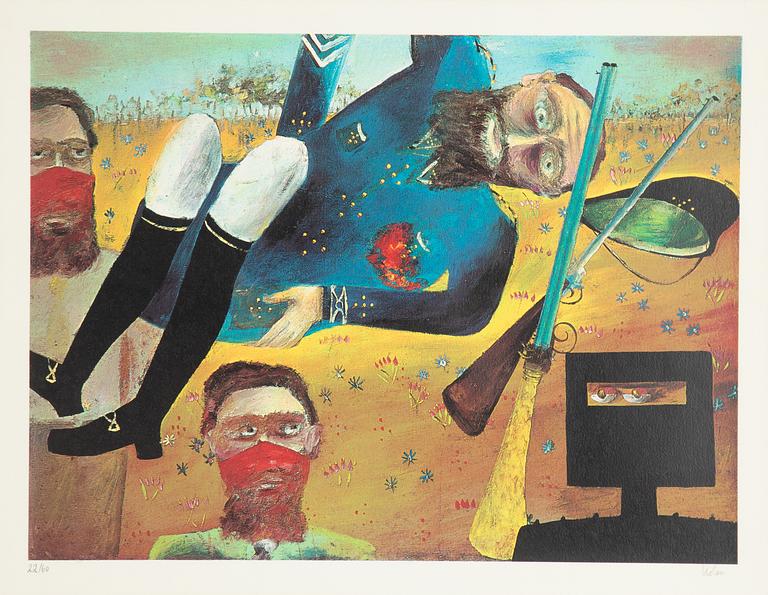 Sidney Nolan, "Death of Sergeant Kennedy".