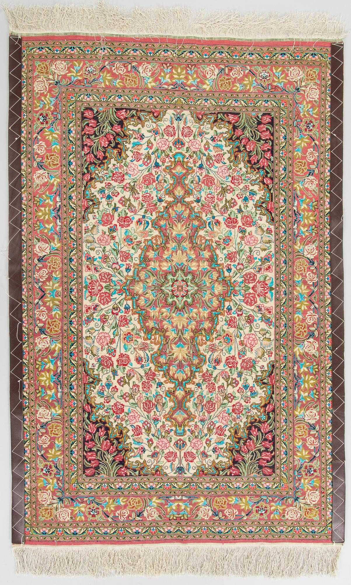 Matto, Persia. Ghom. Noin 150 x 100 cm.