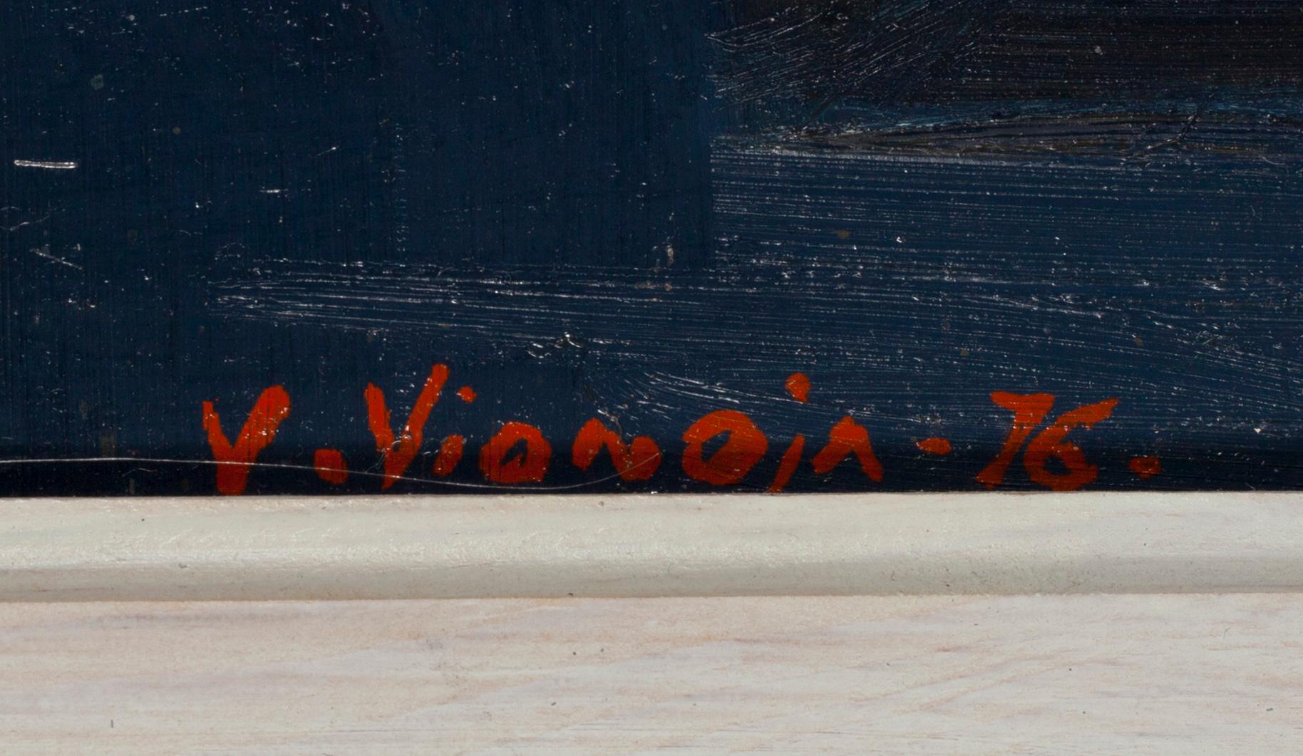 Veikko Vionoja, Stilleben med krukväxt.