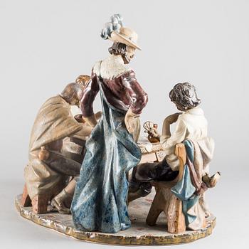 FIGURGRUPP, Lladro Spanien stengods 1900-talets andra hälft.