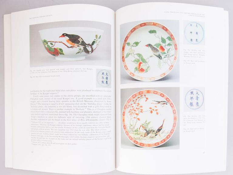 KIRJOJA 9 KPL, Transactions of the Oriental Ceramic Society, London 1991-2004.