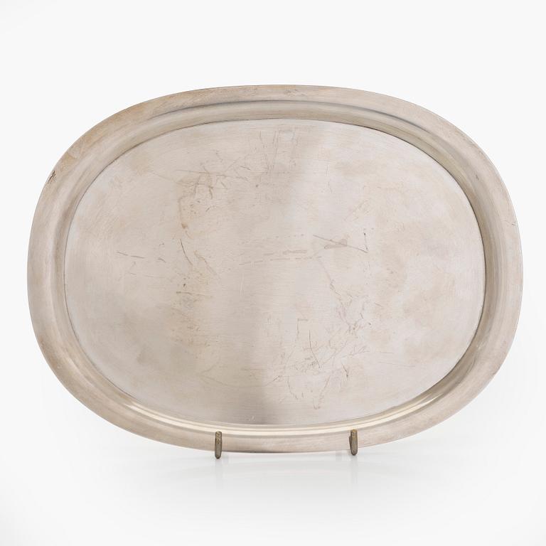 Piet Hein, Tarjotin, sterlinghopeaa, Georg Jensen, Tanska.