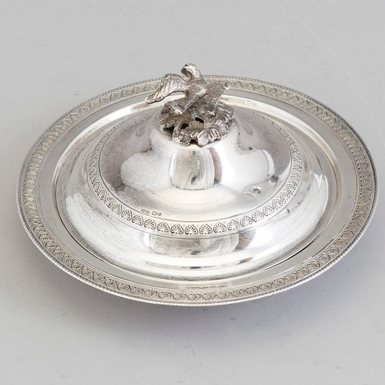 A silver bowl from the Ottoman empire, probably. Total weight 189 grams.