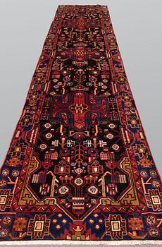 A runner, North east persian, ca 501 x 101 cm.