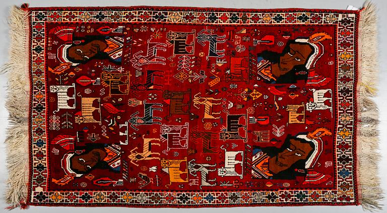 MATTA, Kashgai, 200 x 125 cm, modern tillverkning.