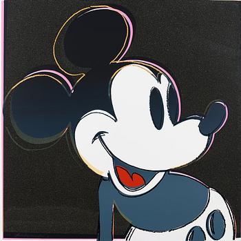 Andy Warhol, "Mickey Mouse".