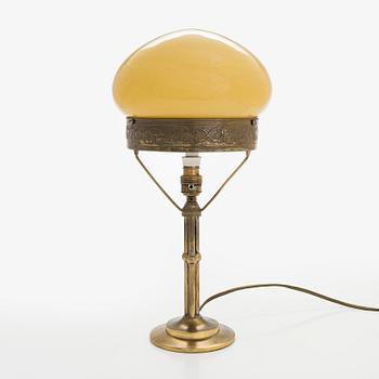 An early 20th century table lamp.