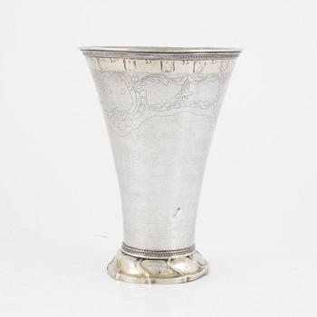 Simson Ryberg, bägare, silver, Stockholm 1776.