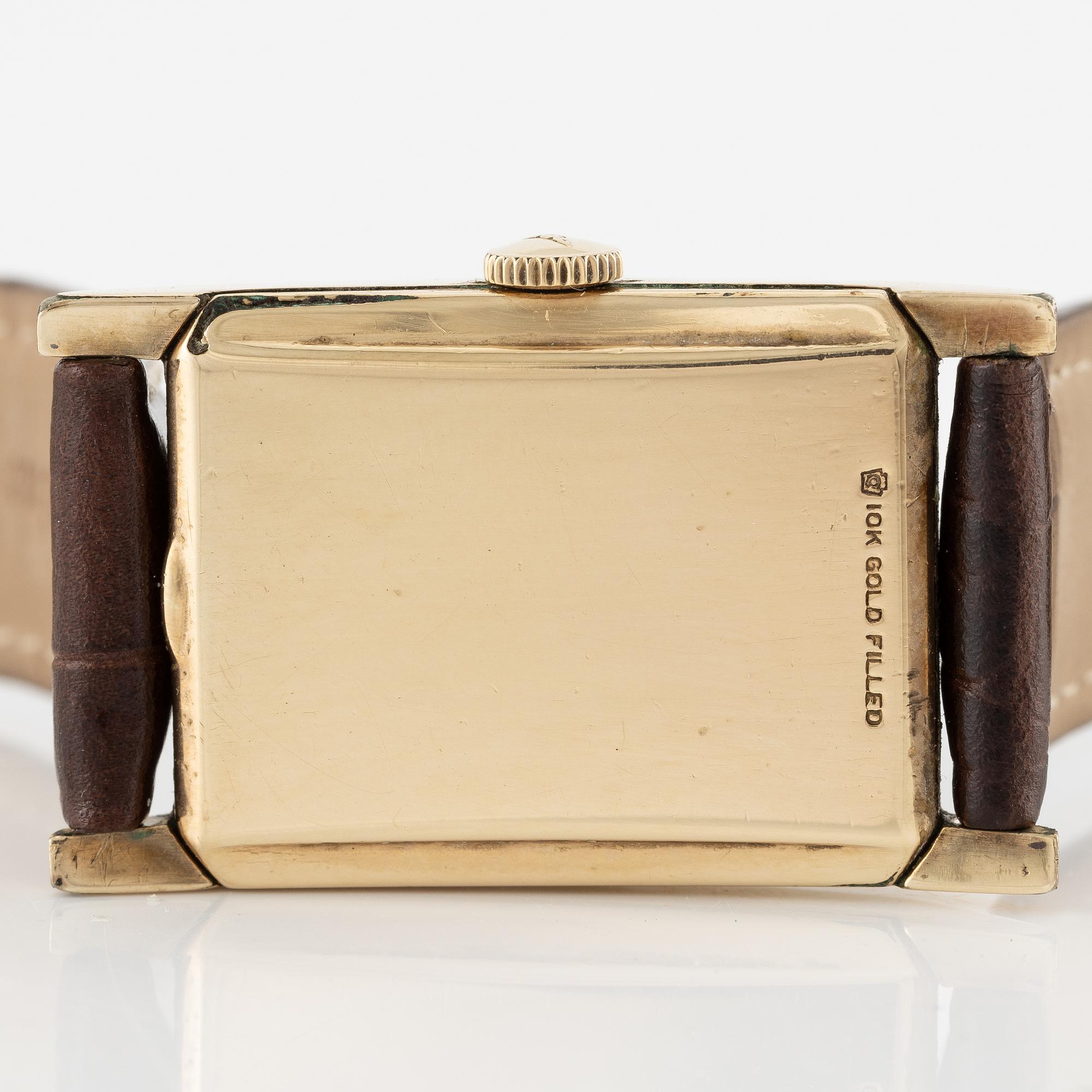 Longines/Wittnauer, wristwatch, 22.5 x 28.5 (37.5) mm.