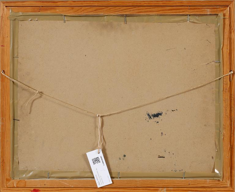 SIXTEN LUNDBOHM, oil on panel, signed.