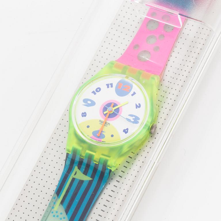 Swatch, Polar Ice, wristwatch, 25 mm.