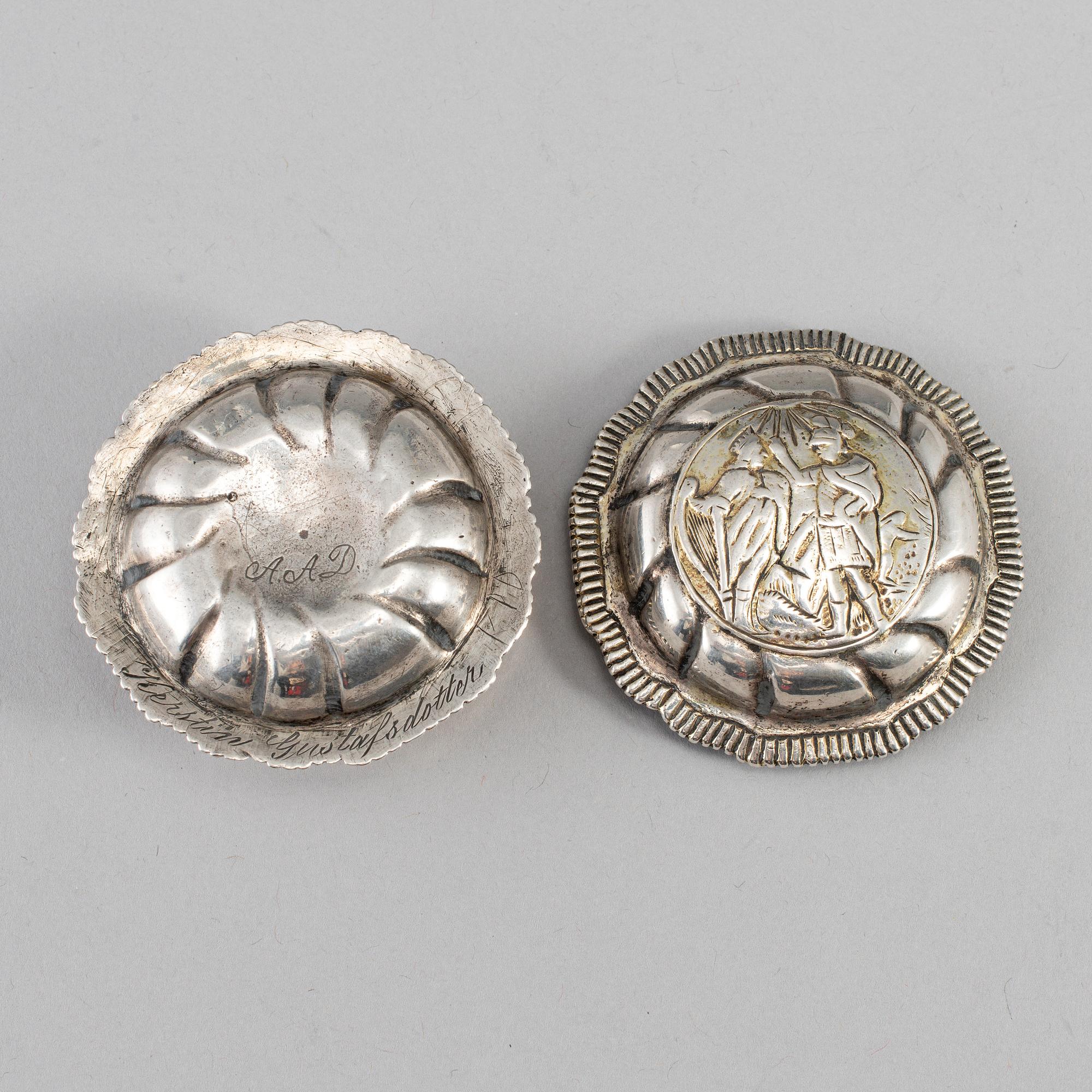 A silver snuff box, mark of Jeremias Wallbom, Uddevalla 1786.